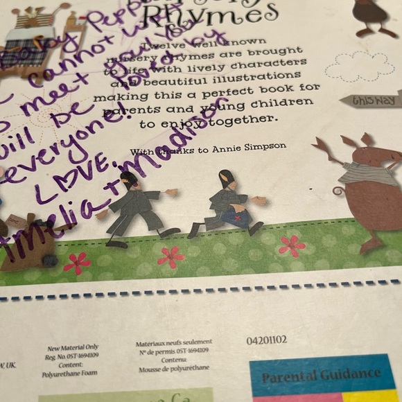 Nursery Rhymes by Annie Simpson - Picture 3 of 3